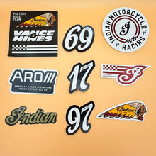 Load image into Gallery viewer, Indian Motorcycle Racing Sticker Decal Lot