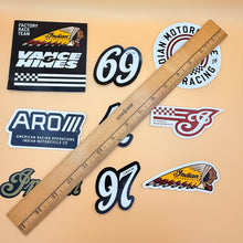 Load image into Gallery viewer, Indian Motorcycle Racing Sticker Decal Lot