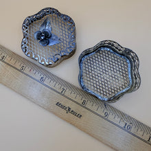 Load image into Gallery viewer, Vintage Intricate Filigree Metal Trinket Box with Dimensional Rose Lid