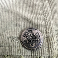 Load image into Gallery viewer, Vintage Light Green Corduroy Embroidered Jacket Petite Medium