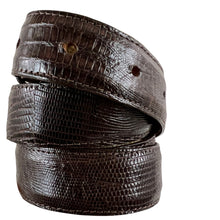 Load image into Gallery viewer, Vintage Lizard belt Size 34