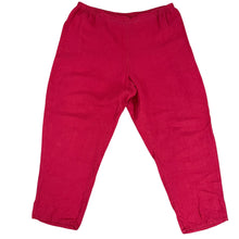 Load image into Gallery viewer, Flax Pink 100% Linen Pant Set Size Large