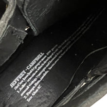 Load image into Gallery viewer, Jeffrey Campbell X Free People Black Leather 3 Buckle Ankle Boot Size 6