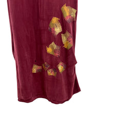 Load image into Gallery viewer, Vintage Wine Red Silk Lagen Look Dress One Size 2