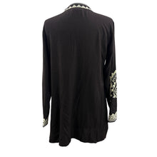 Load image into Gallery viewer, Brown Embroidered Tunic Dress Size Medium
