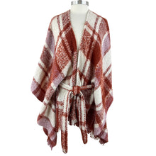 Load image into Gallery viewer, MAX STUDIO Belted Poncho One Size