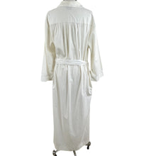 Load image into Gallery viewer, VTG Dior Robe Blue Floral Embroidery Size Medium