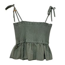 Load image into Gallery viewer, Entro 100% Cotton Smocked Spaghetti Strap Top Size Medium