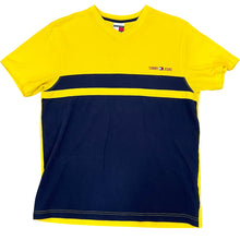 Load image into Gallery viewer, Y2K Tommy Jeans Color Block V Neck Size Small