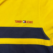 Load image into Gallery viewer, Y2K Tommy Jeans Color Block V Neck Size Small
