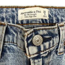 Load image into Gallery viewer, Abercrombie & Fitch 90s Straight Ultra High Rise Jeans Size 26