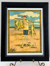Load image into Gallery viewer, Framed artwork by Texas based artist Kathy Womack. Limited Series