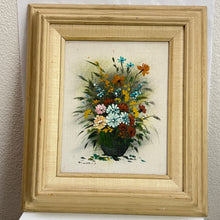 Load image into Gallery viewer, R. Garcia Floral Oil in Canvas Painting 17" x 21"