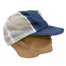 Load image into Gallery viewer, 1980s K Products Safeway Logo Patch Denim & Mesh Snapback USA