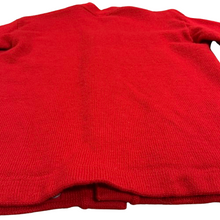 Load image into Gallery viewer, VTG Sand Red Knit Cardigan Size Small