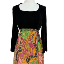 Load image into Gallery viewer, Vintage Maxi Hostess Dress Size XS-Small