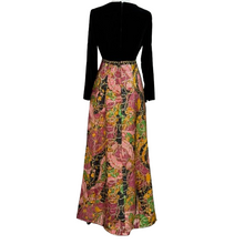 Load image into Gallery viewer, Vintage Maxi Hostess Dress Size XS-Small