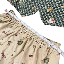 Load image into Gallery viewer, VTG Christmas Prairie Skirt & Vest Set Size Medium