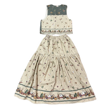 Load image into Gallery viewer, VTG Christmas Prairie Skirt & Vest Set Size Medium