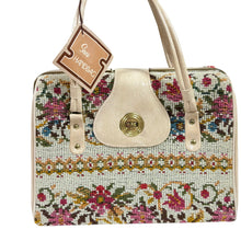 Load image into Gallery viewer, 60s Needlepoint Tapestry Carpet Bag