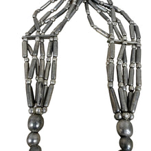 Load image into Gallery viewer, Vintage Multi Strand Heart Necklace Mixed Metal Partial Sterling 30"