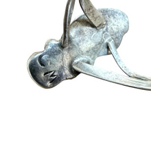 Load image into Gallery viewer, Vintage 925 Turquoise Coral Leaf Ring Signed Size 6.5