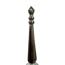 Load image into Gallery viewer, Mid Century Bubble Glass Finial Metal Sculpture