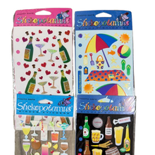 Load image into Gallery viewer, Vintage 1990s Stickopotamus Stickers Lot of 4
