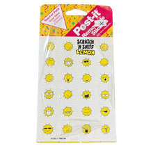 Load image into Gallery viewer, 1989 Post It Scratch N Sniff Lemon Stickers