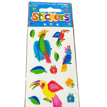 Load image into Gallery viewer, VTG 90s Bright Parrot Stickers