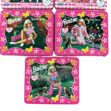 Load image into Gallery viewer, 90s Barbie Candy Tins Empty Lot Collectible