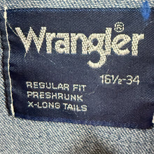 Load image into Gallery viewer, Vintage 90s Wrangler Western Color block Button Down Shirt Large