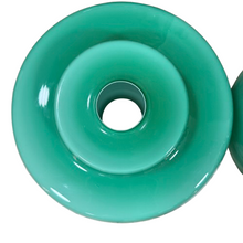 Load image into Gallery viewer, Mid-Century Round Cased Glass Pendant Shades Pair