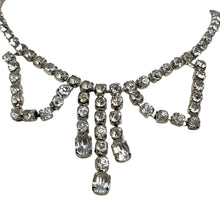 Load image into Gallery viewer, Vintage Czecho Paste Rhinestone Bib Necklace