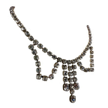 Load image into Gallery viewer, Vintage Czecho Paste Rhinestone Bib Necklace