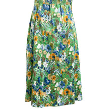 Load image into Gallery viewer, Vintage 1970s Floral Cotton Sundress with Built-In Bra ILGWU Medium