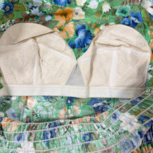 Load image into Gallery viewer, Vintage 1970s Floral Cotton Sundress with Built-In Bra ILGWU Medium