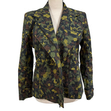 Load image into Gallery viewer, Nicole Miller Artelier Floral Camo Moto Jacket Small
