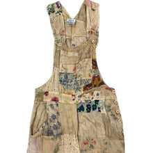Load image into Gallery viewer, Vintage 90s Patchwork Rayon Overalls Size Small