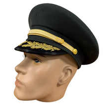 Load image into Gallery viewer, Vintage Army Service Field Cap Military Hat w Box Size 7 1/8