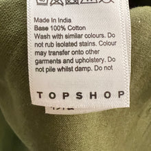 Load image into Gallery viewer, Army Green Utility Jumpsuit Size 6 Petite