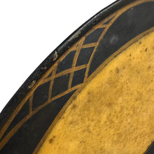 Load image into Gallery viewer, Antique Victorian Tole Fire Screen w Adjustable Cast iron Pole