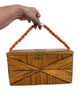 Load image into Gallery viewer, American Tramp Art Matchstick Box Purse