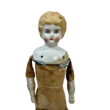 Load image into Gallery viewer, Antique German Bisque/Porcelain Head Doll with Cloth Body