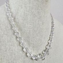 Load image into Gallery viewer, Vintage Crystal Quartz Graduated Bead Necklace 18"