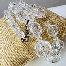 Load image into Gallery viewer, Vintage Crystal Quartz Graduated Bead Necklace 18"