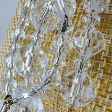 Load image into Gallery viewer, Vintage Crystal Quartz Graduated Bead Necklace 18"