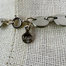 Load image into Gallery viewer, Anne Taylor Silver Tone Disk Chain Necklace 16"