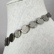 Load image into Gallery viewer, Anne Taylor Silver Tone Disk Chain Necklace 16"