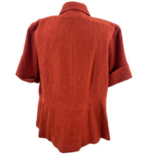 Load image into Gallery viewer, Vintage Orange Safari Style Button Up Shirt Size 16